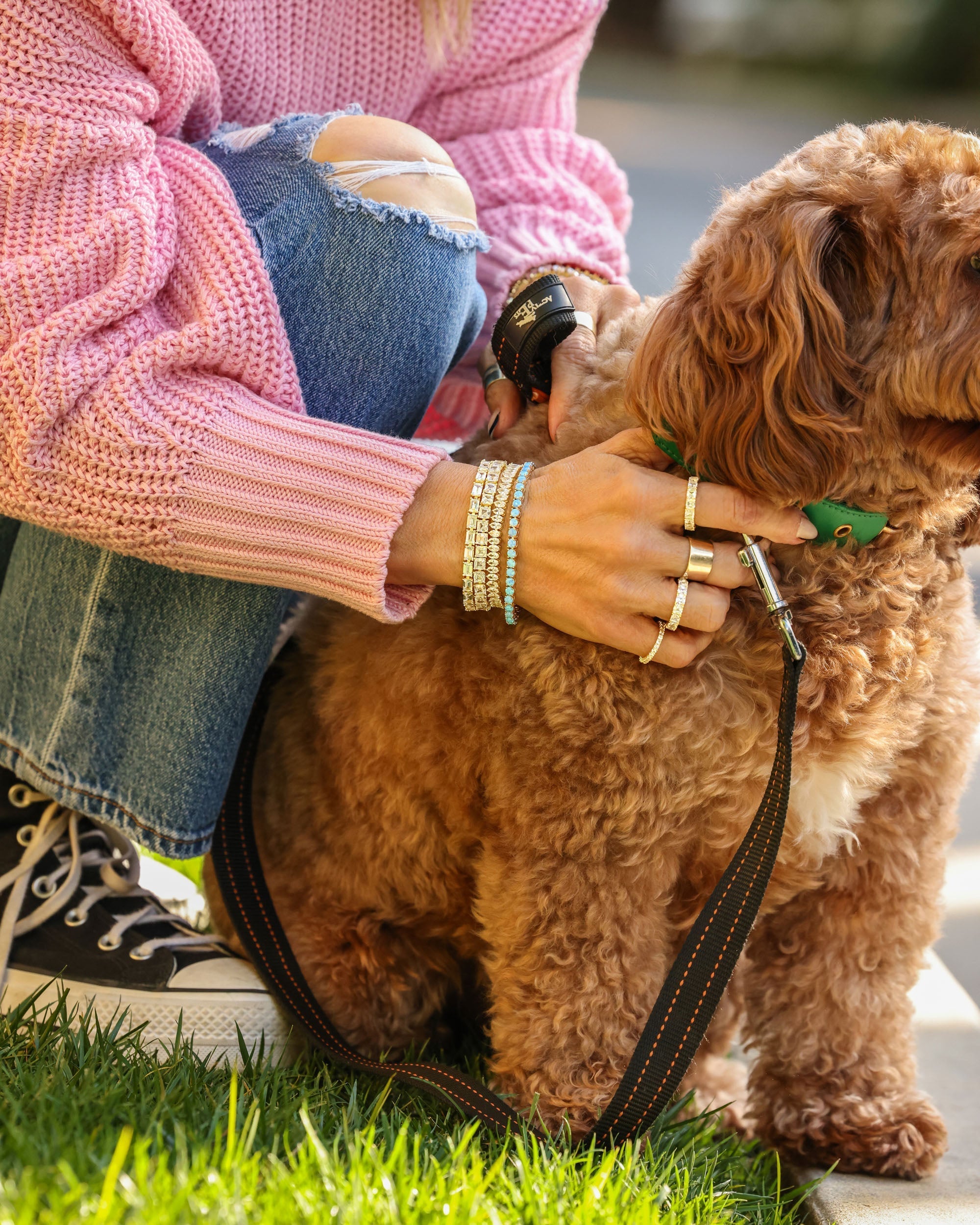 Baby "She's So Fine" Tennis Bracelet - Silver|White Diamondettes