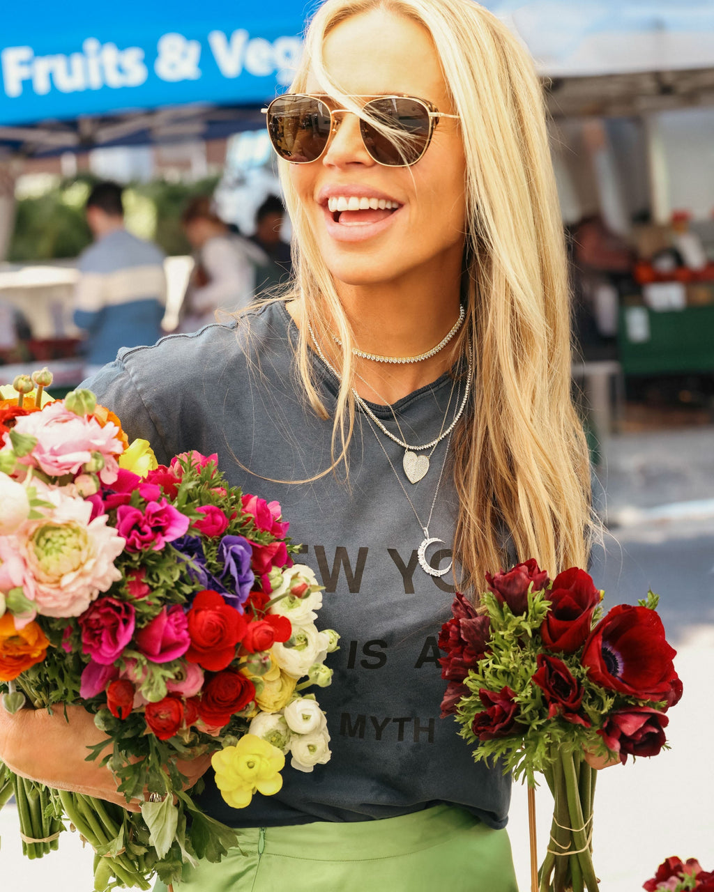 Not Your Basic Tennis Choker - Silver|White Diamondettes