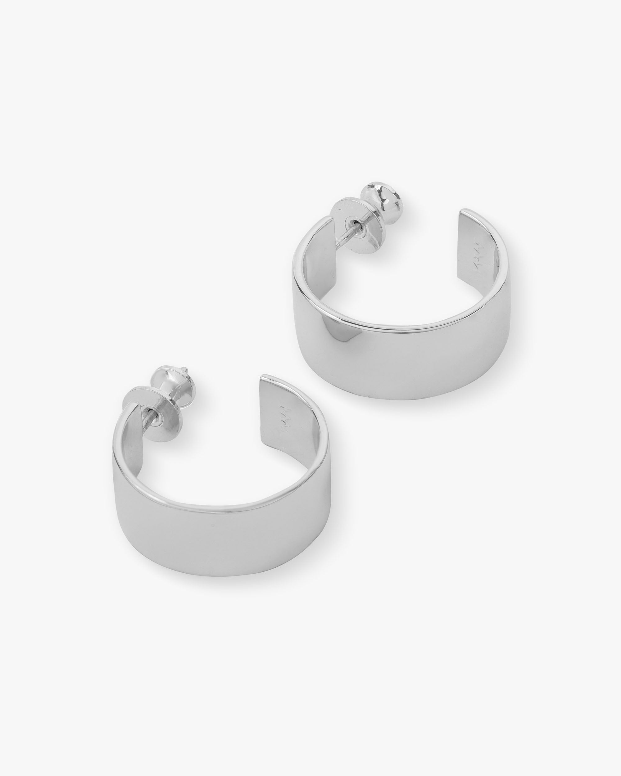 Atlas Hoops .75" - Silver