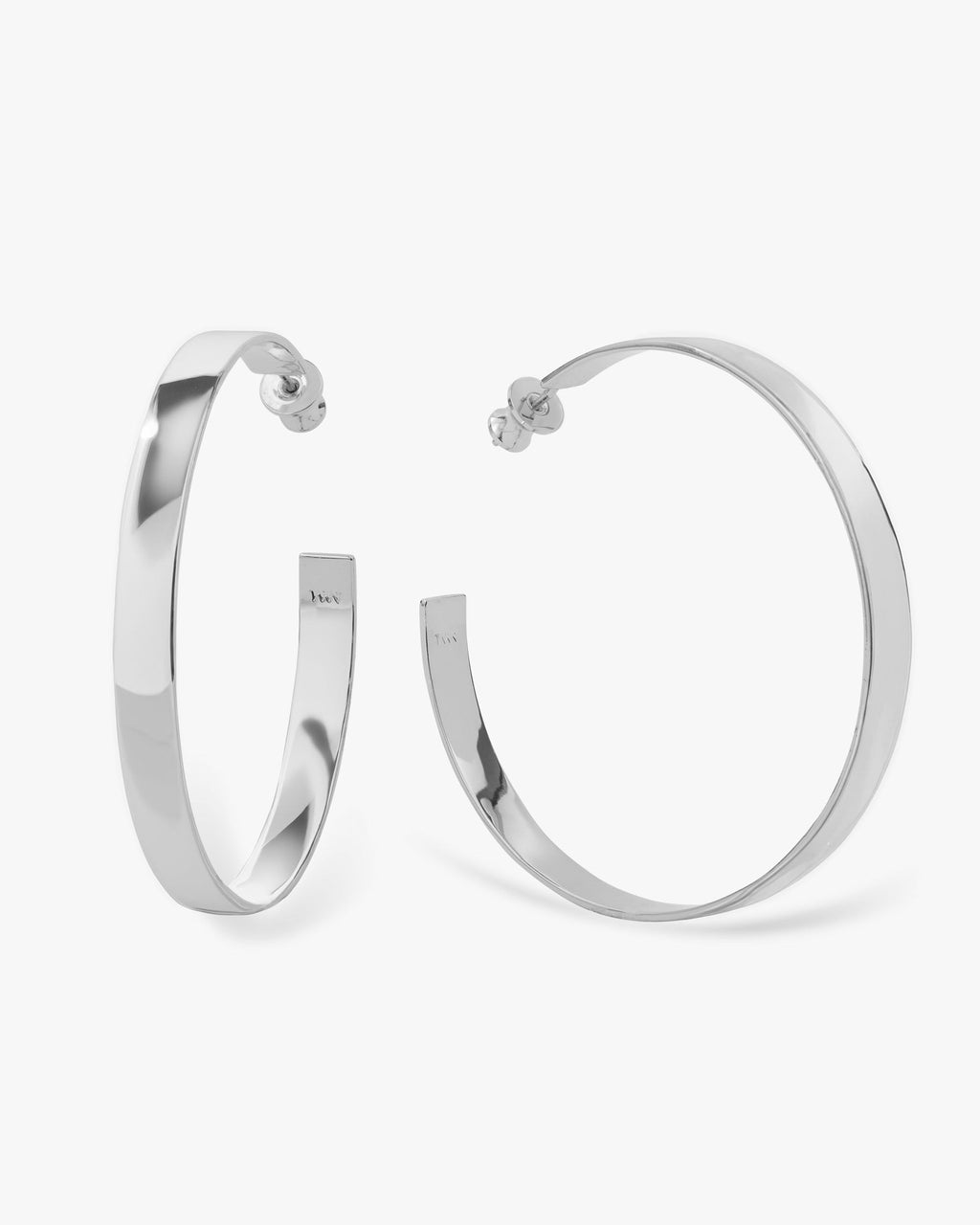 Atlas Hoops 2" - Silver