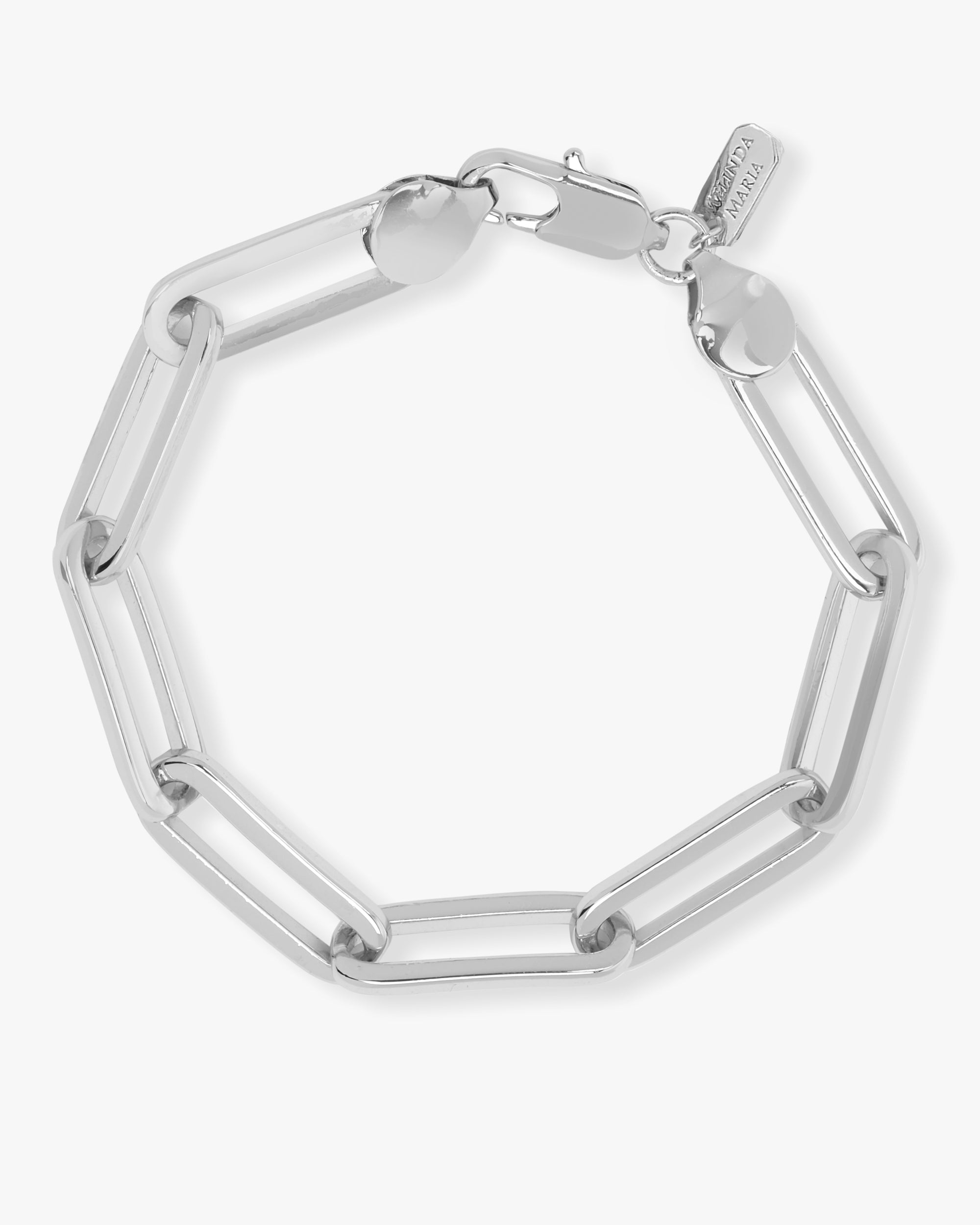 Carrie Chain Link Bracelet - Silver CBI test