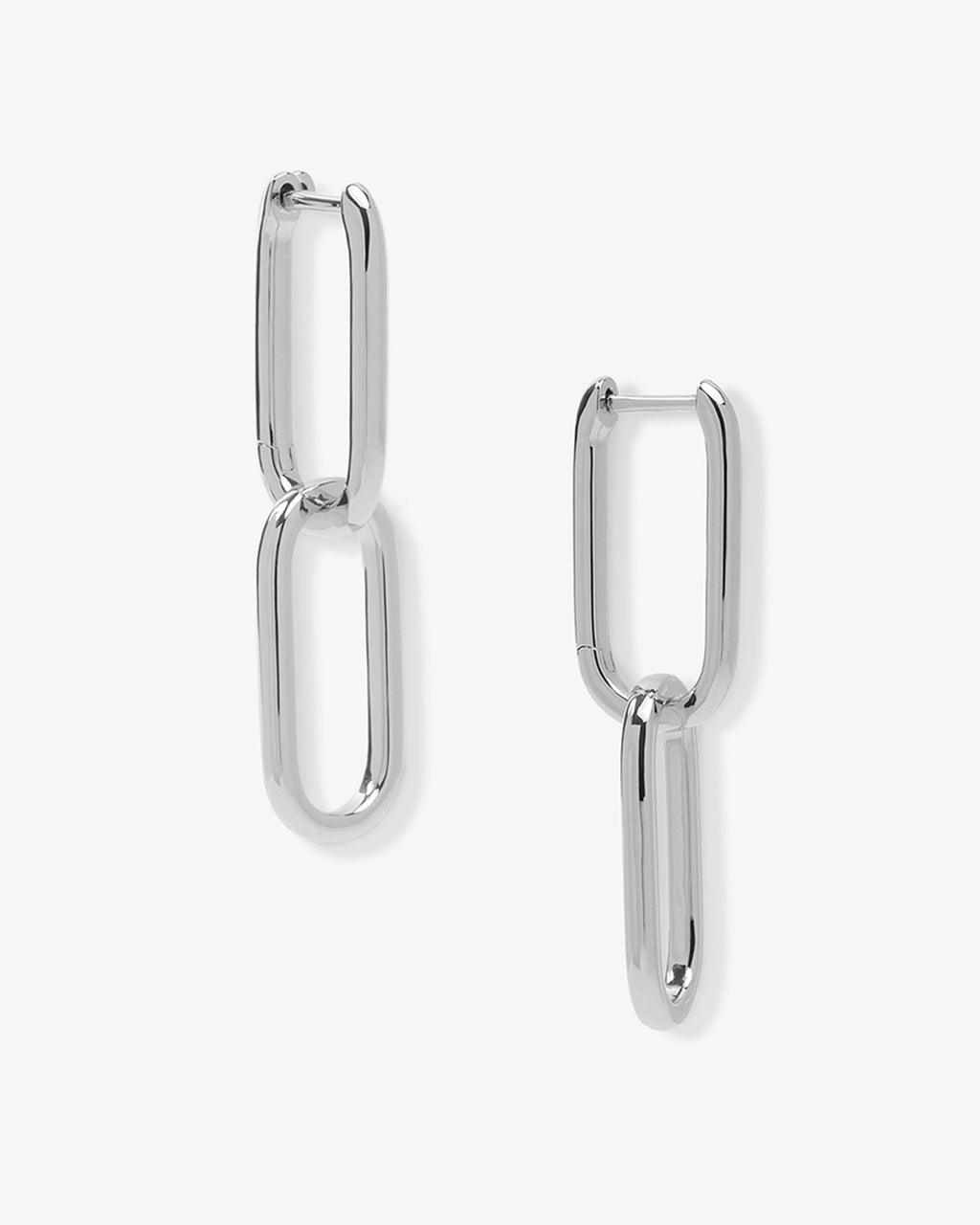 Carrie Chain Convertible Huggies - Silver