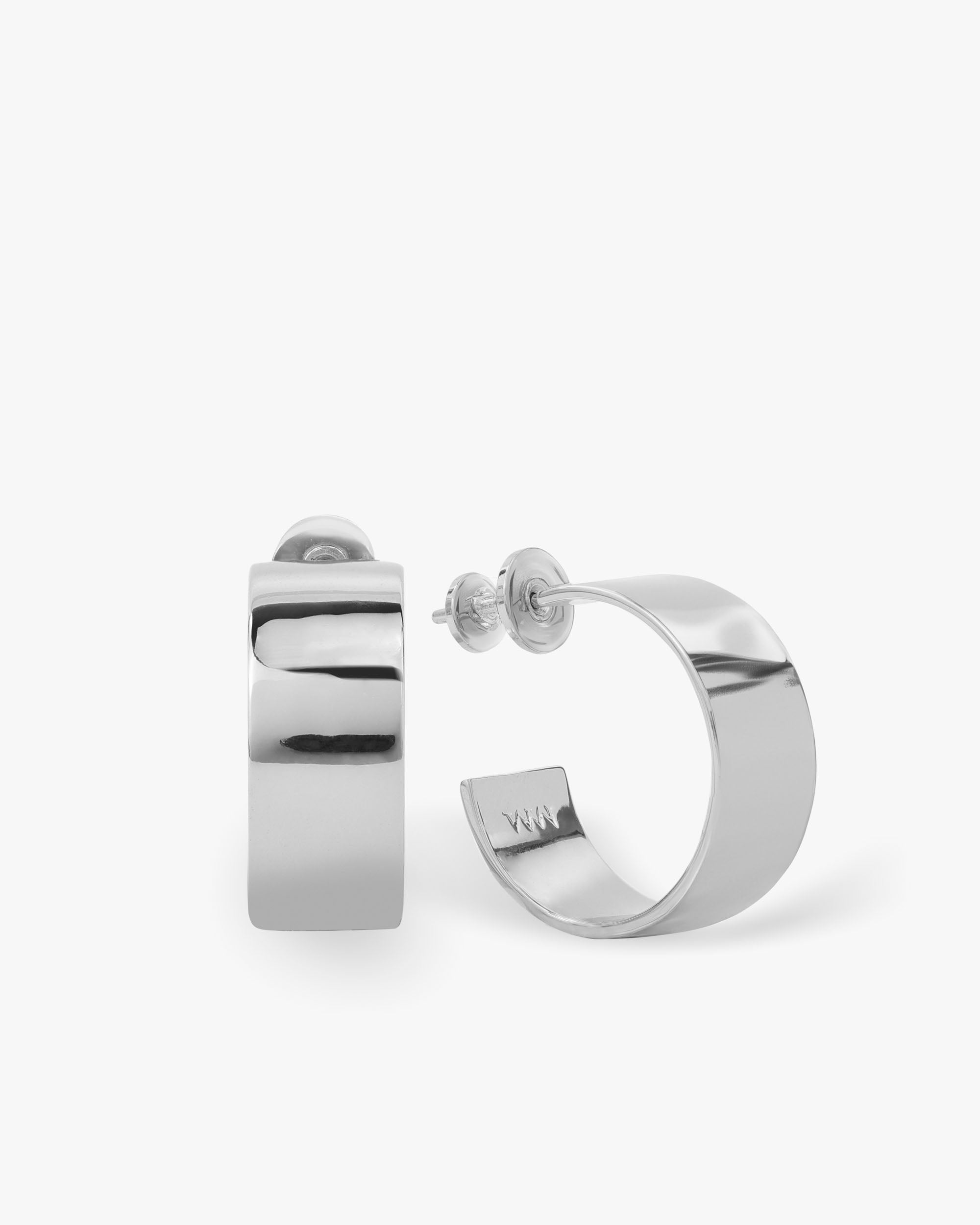 Atlas Hoops .75" - Silver