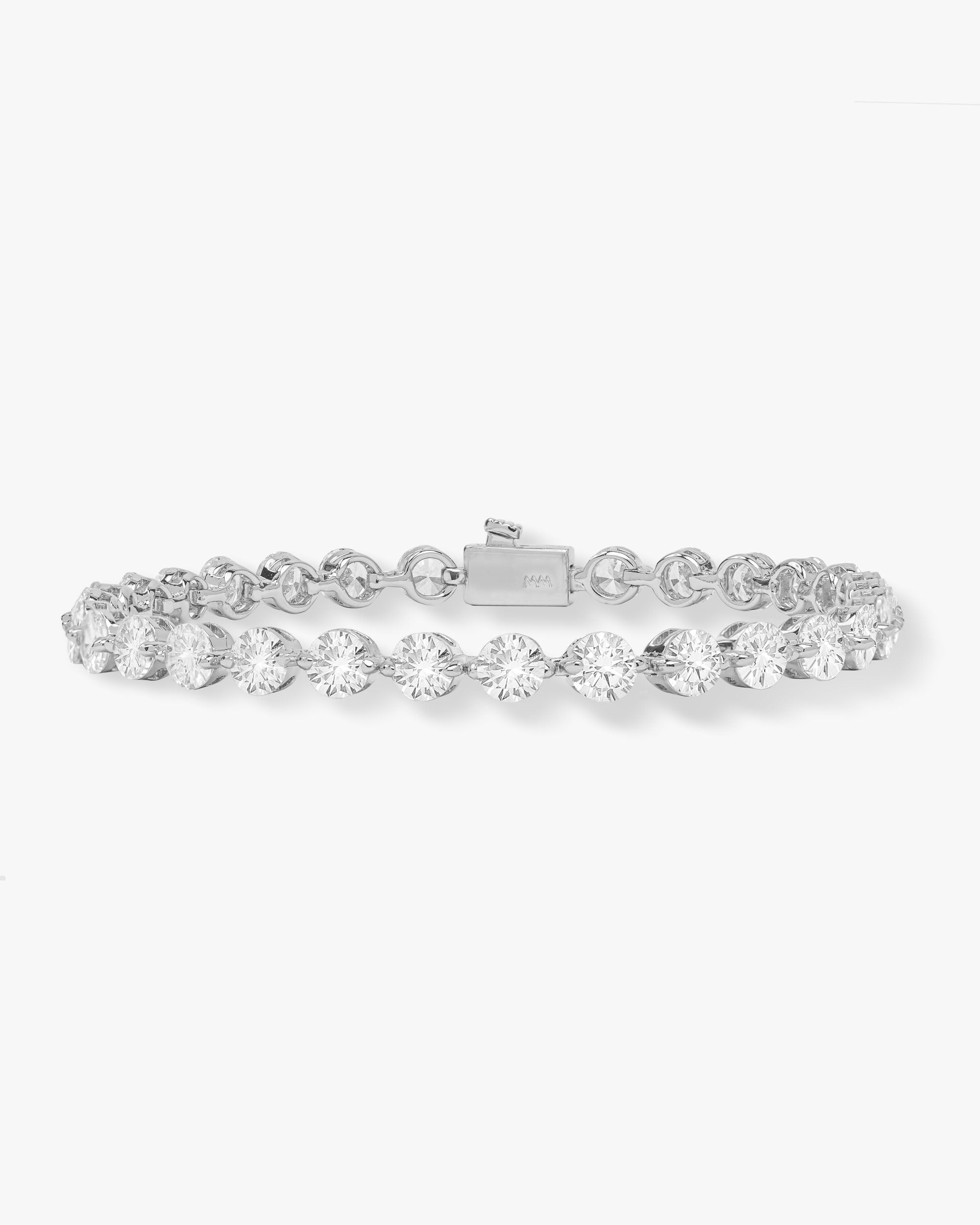 She's an Icon Tennis Bracelet - Silver|White Diamondettes