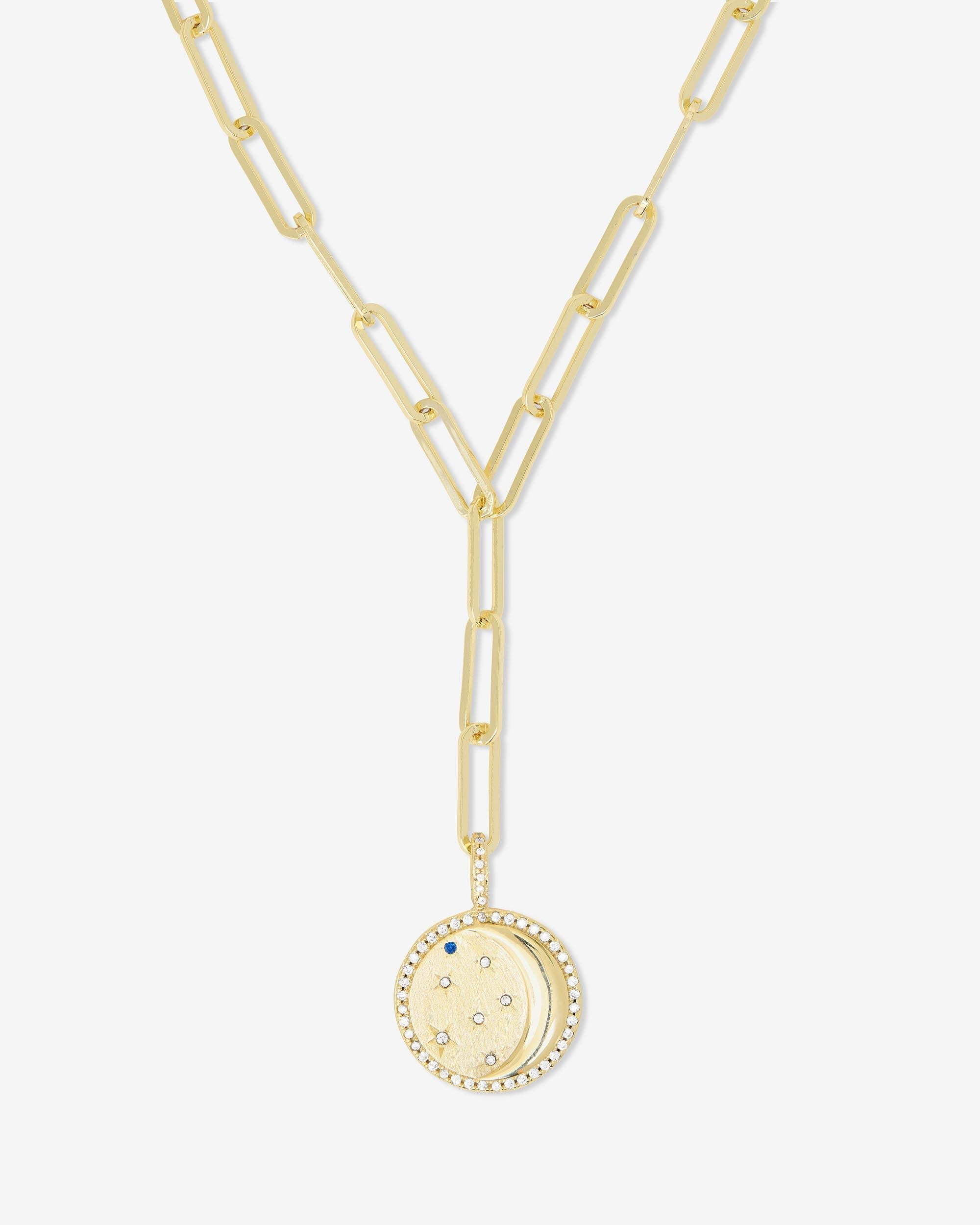 You're a Star Lariat - Gold|Blue Sapphire|White Diamondettes