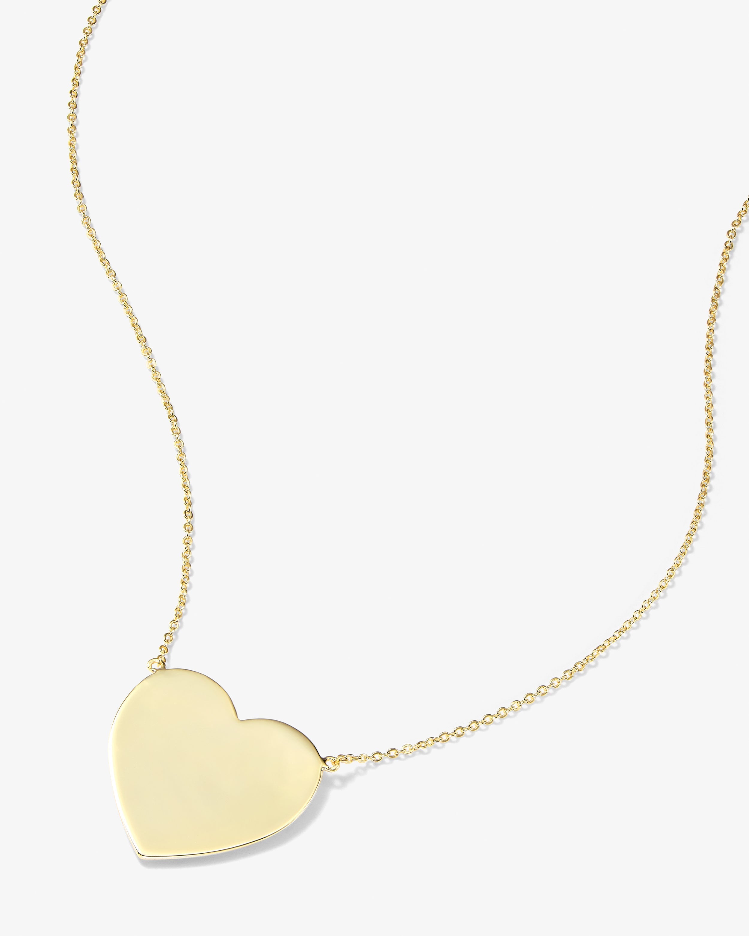 XL You Have My Heart Necklace 18" - Gold