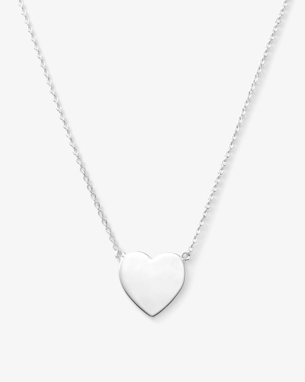 You Have My Heart Necklace 15" - Silver